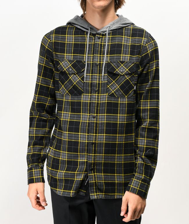 vans parkway hooded flannel